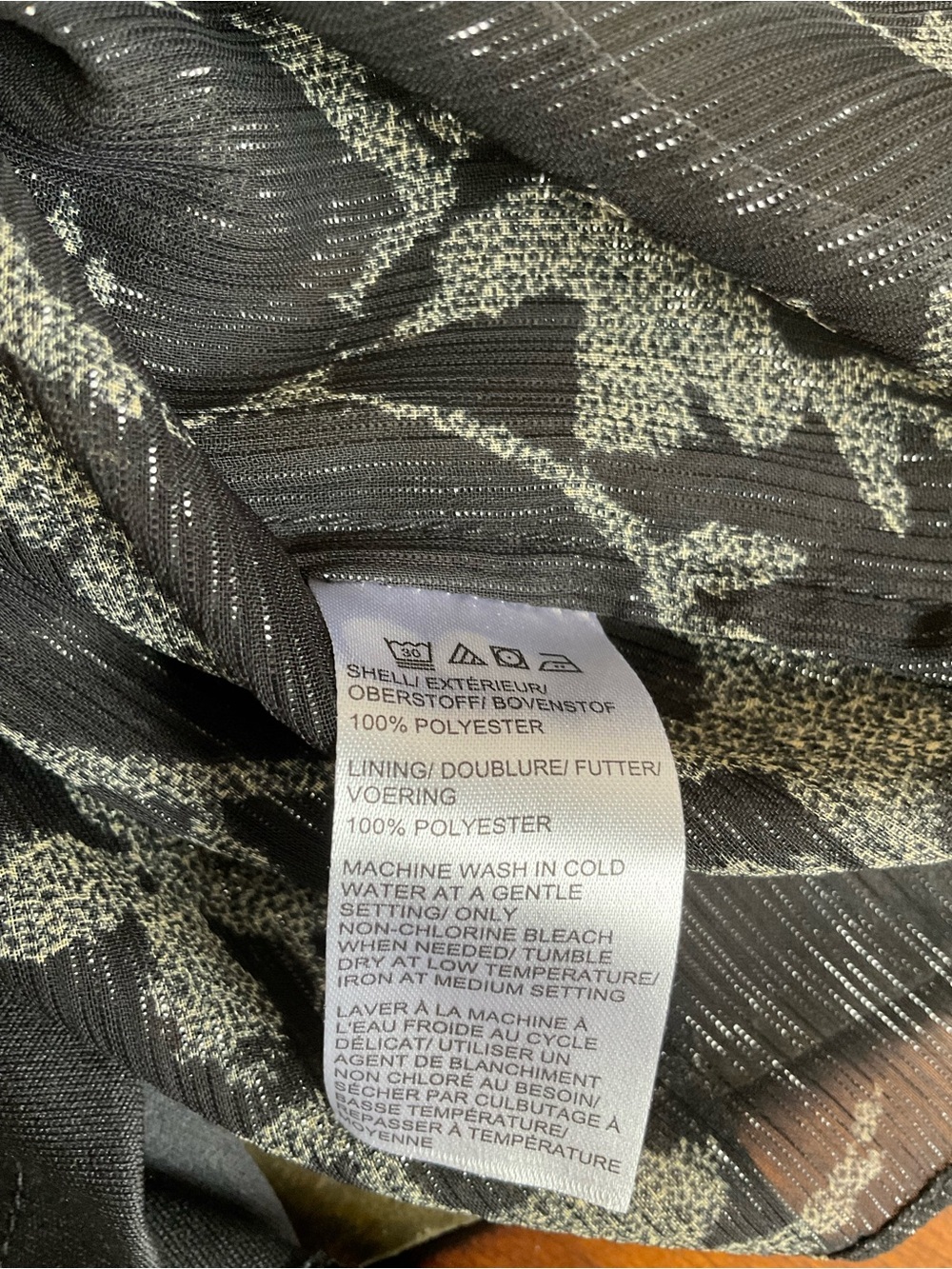 Lord & Taylor Black Floral Blouse - Picture 5 of 8